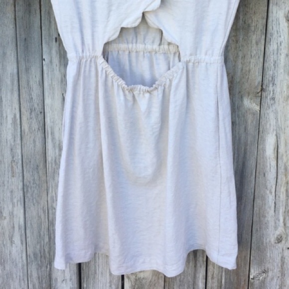 Madewell Scenic View Mini Dress Silk Cream S - Picture 10 of 12